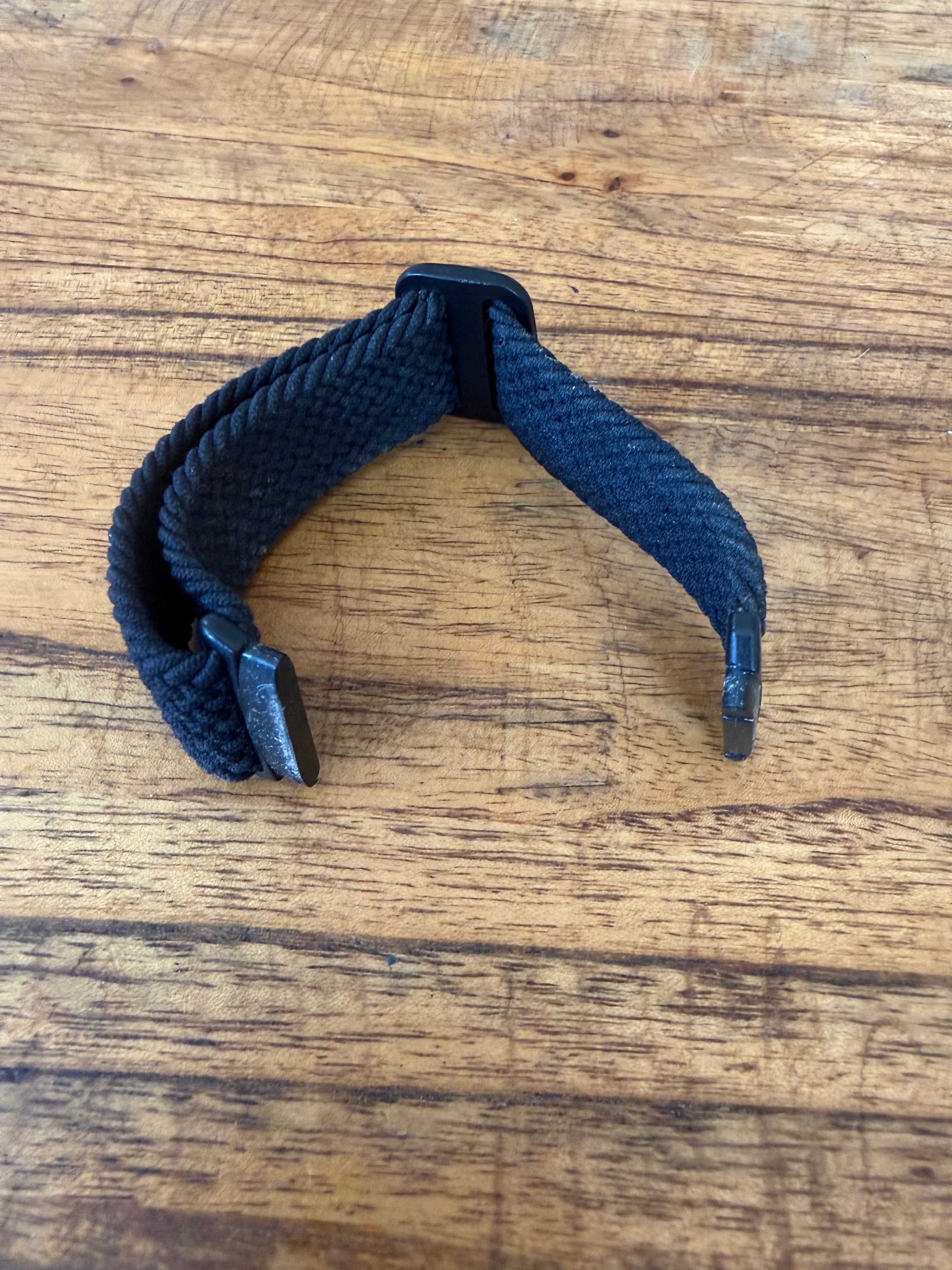 Fitbit Accessory Strap — Black Stretchy Breathable Band